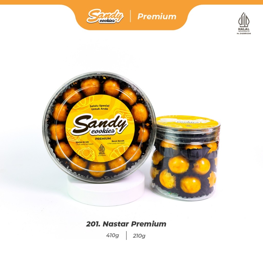 (Edoc3) 201. Nastar Premium - Kue Kering Sandy Cookies Premium