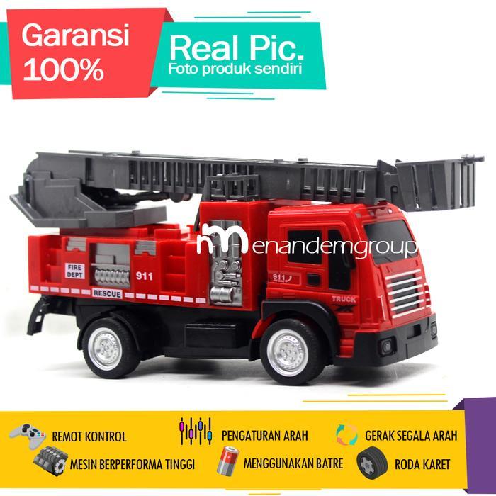 Mainan Mobil Remot Kontrol RC Truk Fuso Pemadam Kebakaran 911 Emergency Fire Rescue - Fire Dept Tang
