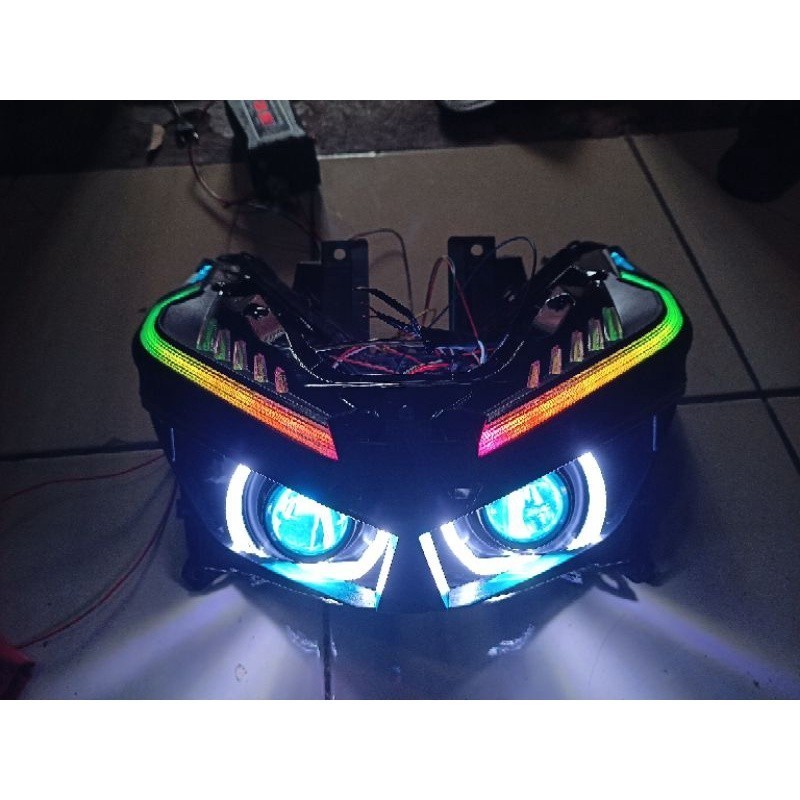 Paket Modifikasi Lampu Projie Vario 125/150 Premium