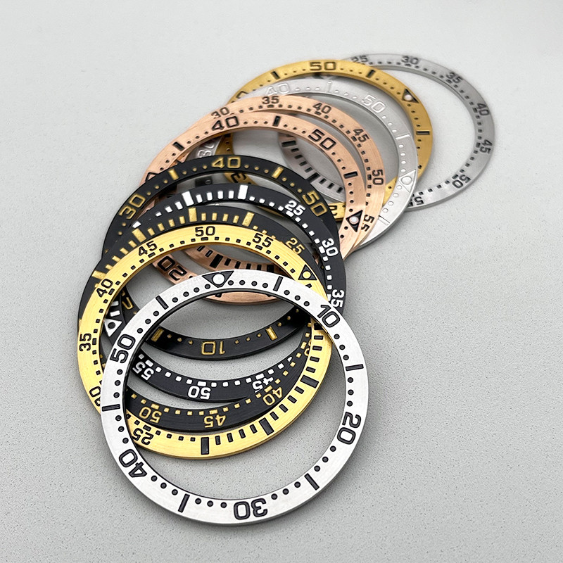 Mod 38mm*31.6mm Steel Watch Bezel ert Fits Seiko SKX007 SKX009 SRPD Turtle Tuna Watch Case NH36 NH35