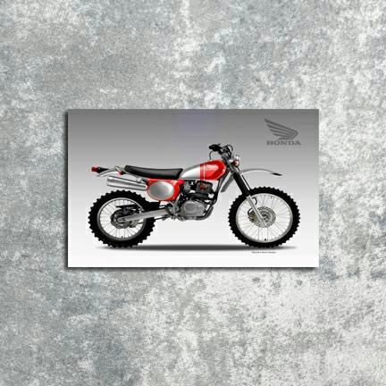 Poster Hiasan Dinding Motor Cross Honda Big Salle !!!