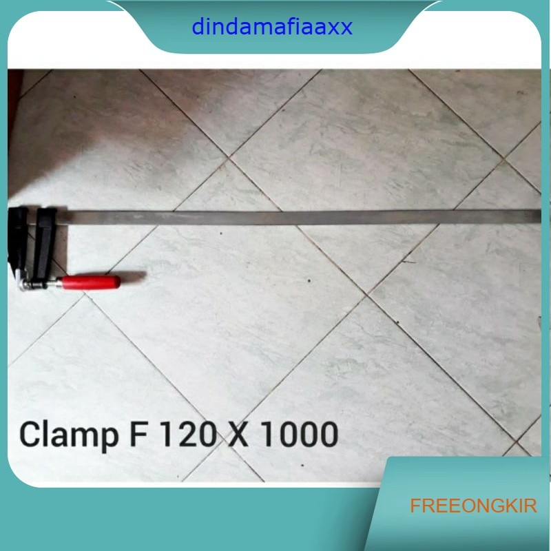 clamp kayu 1meter / clamp F 100cm x 12cm / klem 1m / catok F 1 meter