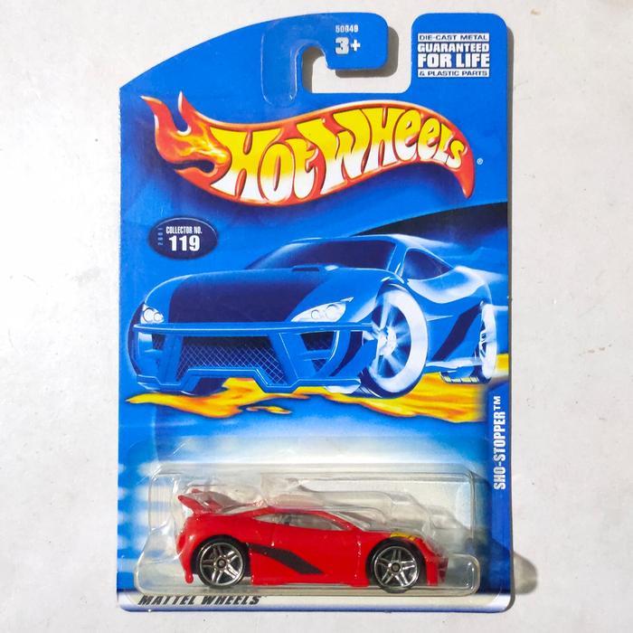 Mainan Hot Wheels Sho Stopper Seared Tuner merah 2001 rare
