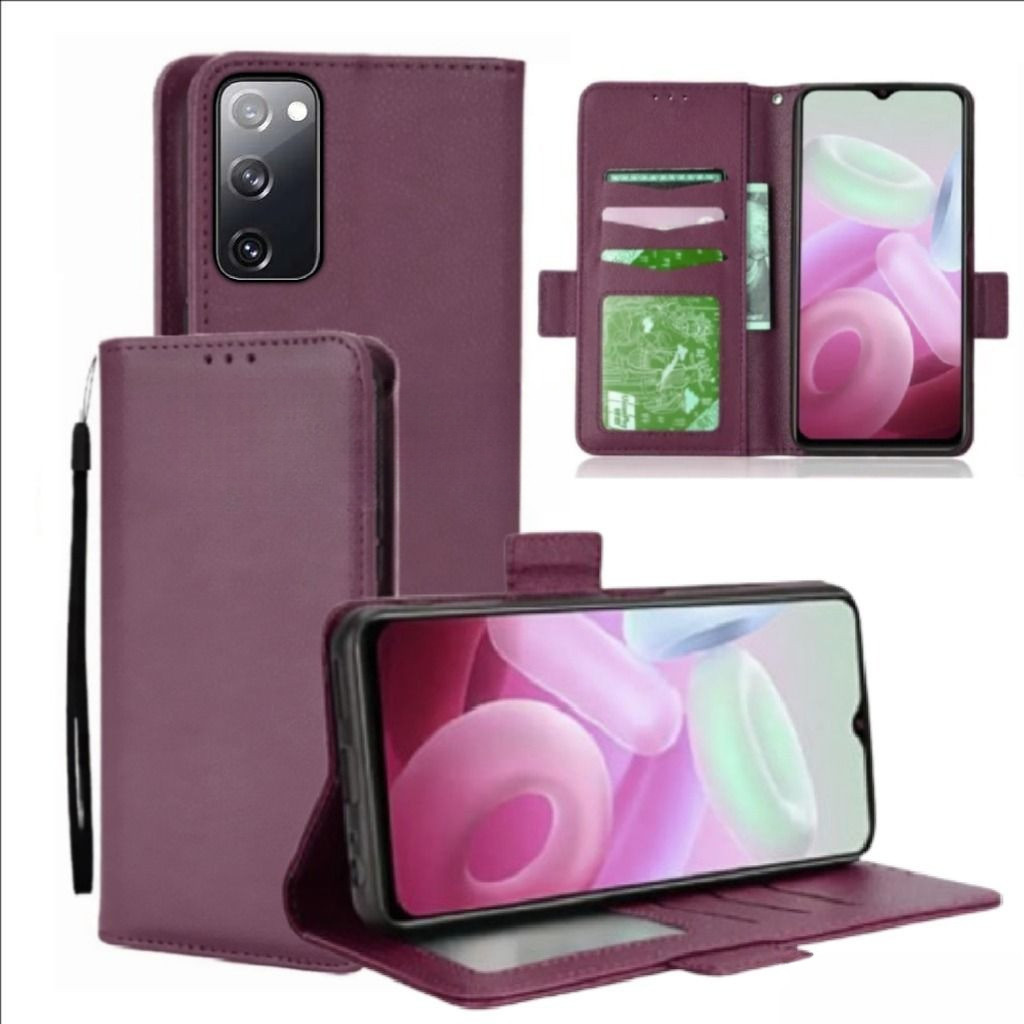 Case Dompet Hp Samsung S20 Fe Case Dompet Casing Hp Flip Kulit Case Wallet Leather Cover