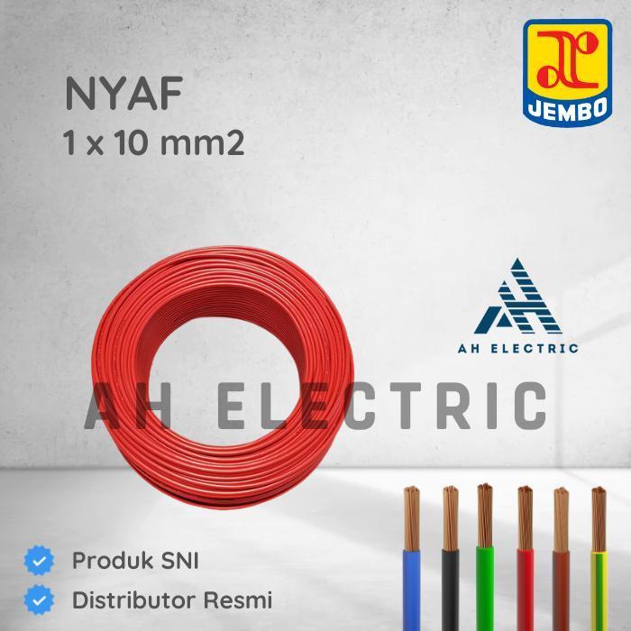 Kabel NYAF 10 mm Jembo @50m / Tunggal Serabut NYAF 10mm 1x10 mm 1x10mm