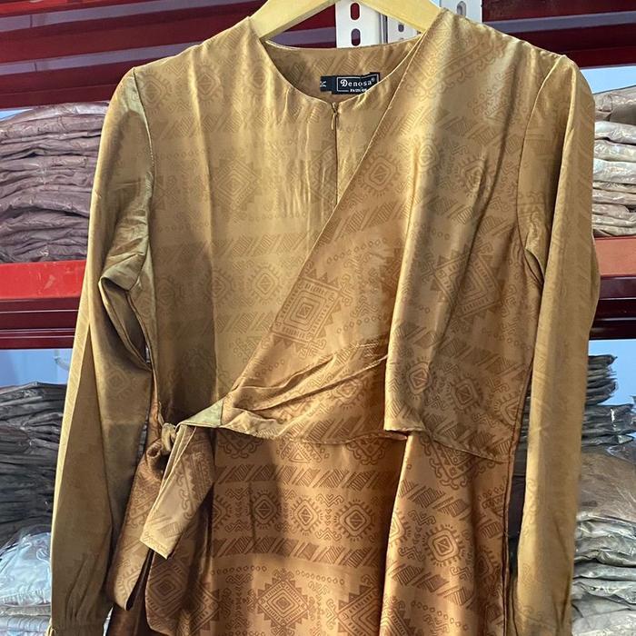 TAMI TUNIK PREMIUM SILK DENOSA - GOLD, M