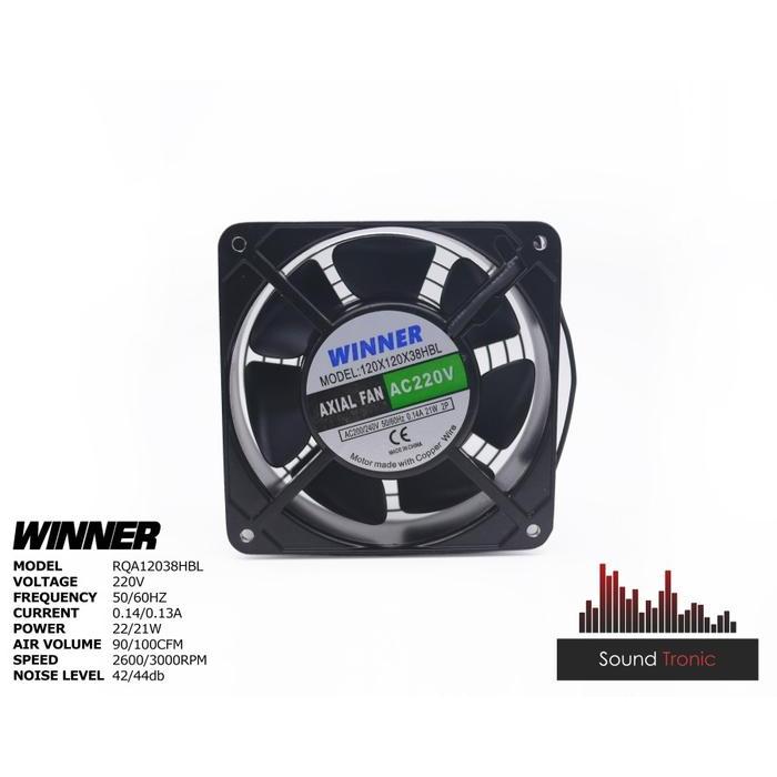 Winner Kipas Rotary AC Fan 12cm - Ball Bearing