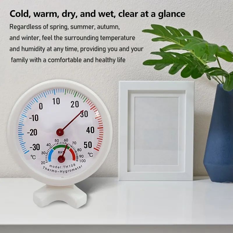 Termometer Hygrometer Suhu Ruangan Analog Alat Pengukur Suhu Ruangan