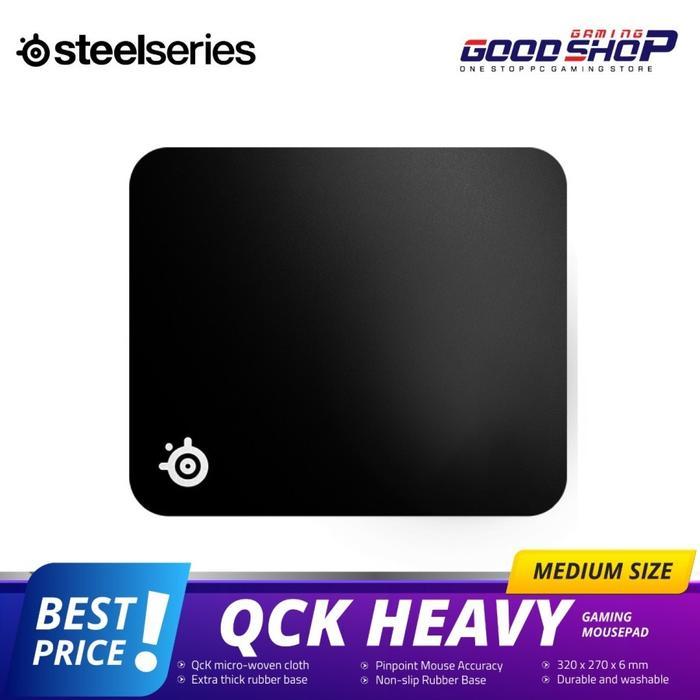 [PROMO]Steelseries Qck Heavy Large - Gaming Mouse - QCK Heavy Large- Visual Hands