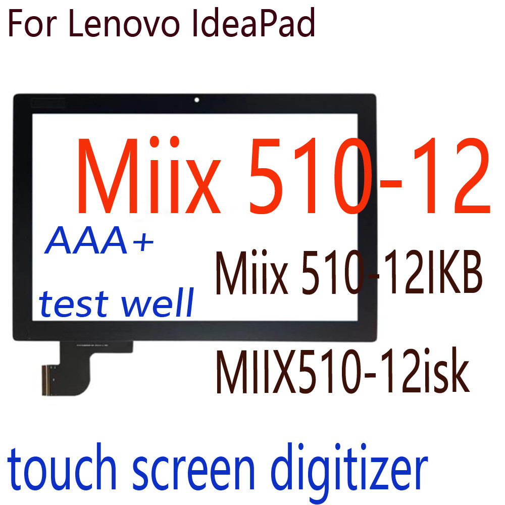 Test 12'' LCD For Leno o IdeaPad MIIX510-12isk MIIX510-12 miix 510-12IKB 80XE LCD Display Touch Scre