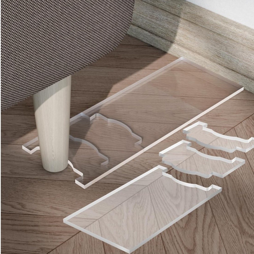 Acrylic Wall Spacers Set for Sofa Bed Mattress Support Offering 5mm Thickness and Reliable Wall stan