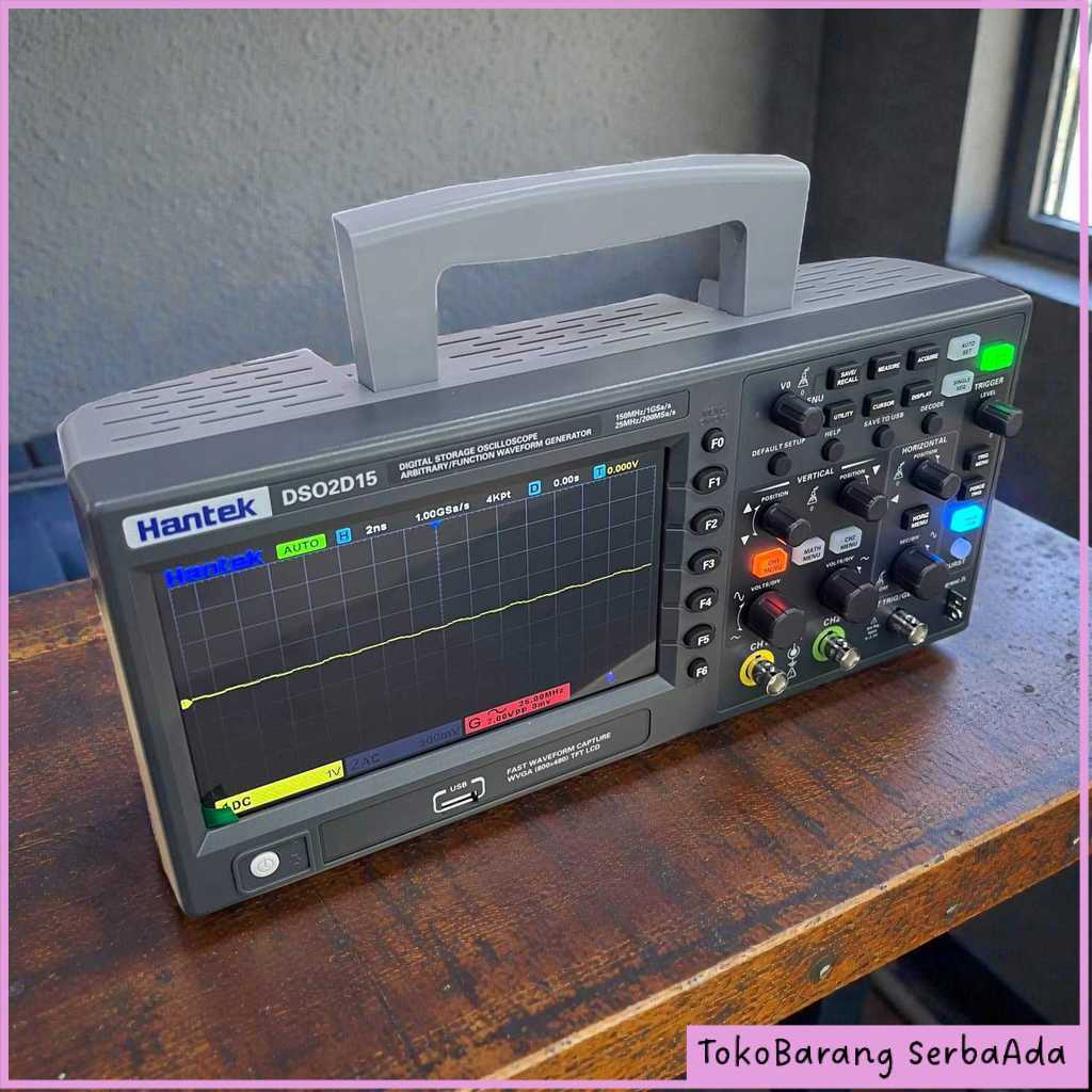 Hantek Digital Storage Oscilloscope Signal Generator with P4100 Probe - DS02D15