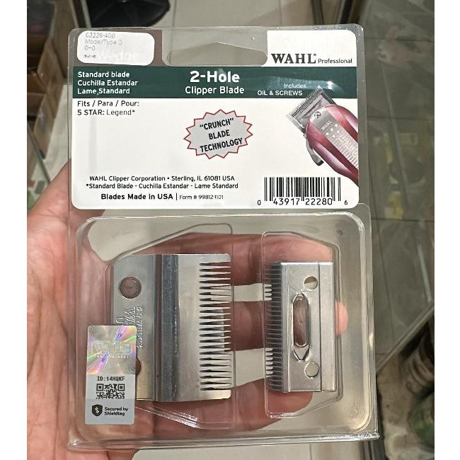 (Pt Luxasia) Pisau Refill Wahl Blade Legend 5 star Original Mata pisau Wahl Legend Original 100% (Le