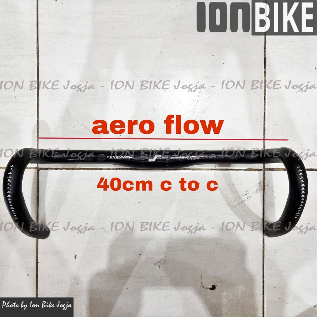 Stang Dropbar Strummer Aeroflow Oversize Gepeng Roadbike Drop Bar Alloy Handlebar Handle Bar Road Bi