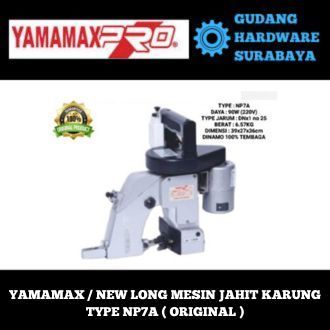 yamamax mesin jahit karung type NP7A ORIGINAL ( dinamo 100% tembaga )