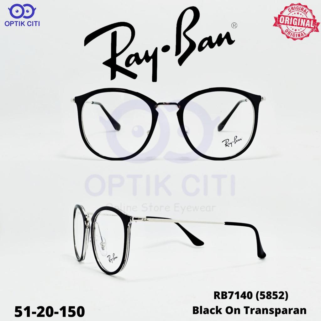 Frame Kacamata Pria Wanita Rayban RB 7140 5852 Original