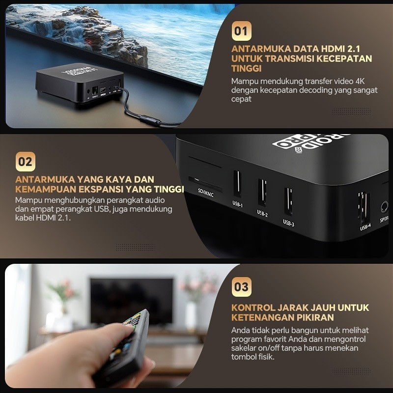 NEW DEALS Android Tv Box 2.4G WIFI 8GB Ram 128GB Rom STB 4K Smart TV Box Unlock Tv Box Netflix