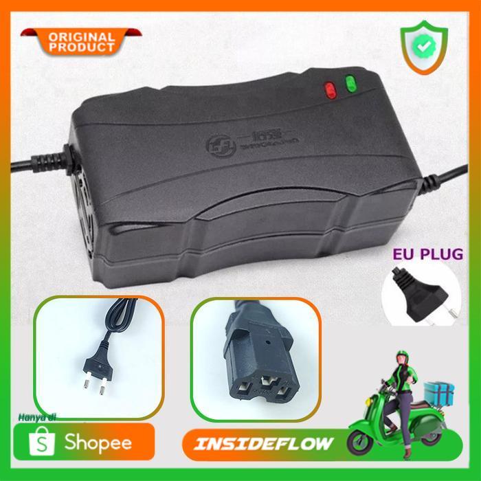 Charger Baterai SLA 60V 20Ah untuk Motor Listrik Uwinfly T3 LN Pro