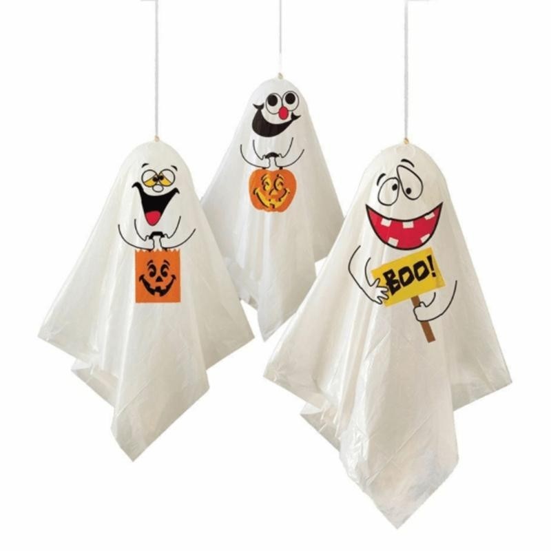 40JA Super Affordable 3Pcs Halloween Party Decoration Hanging for Front Yard