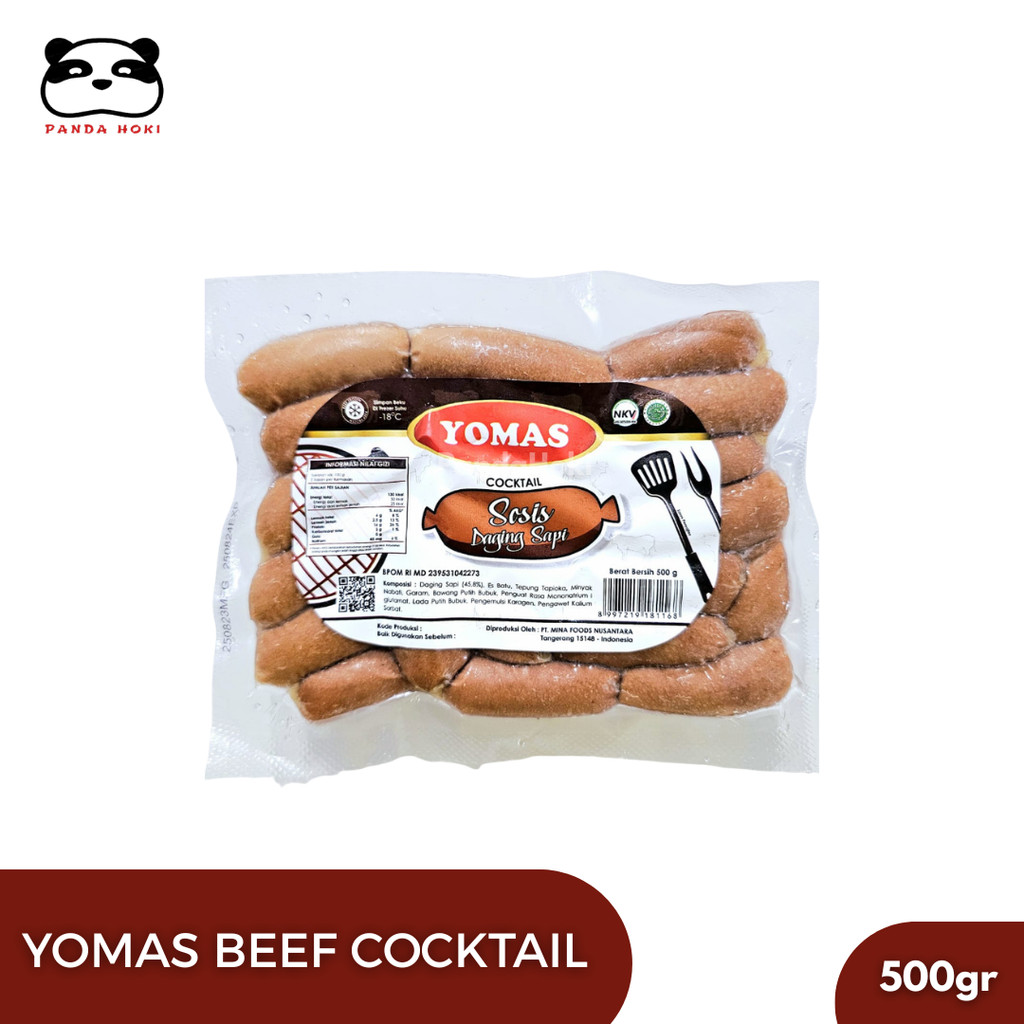Yomas Sosis Beef Cocktail / Sosis Sapi Cocktail 500gr