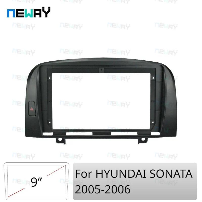 9Inch Car Rao Fascias Android Stereo Player 2 n Head Unit Panel Dash Frame tallation Trim For HYUNDA