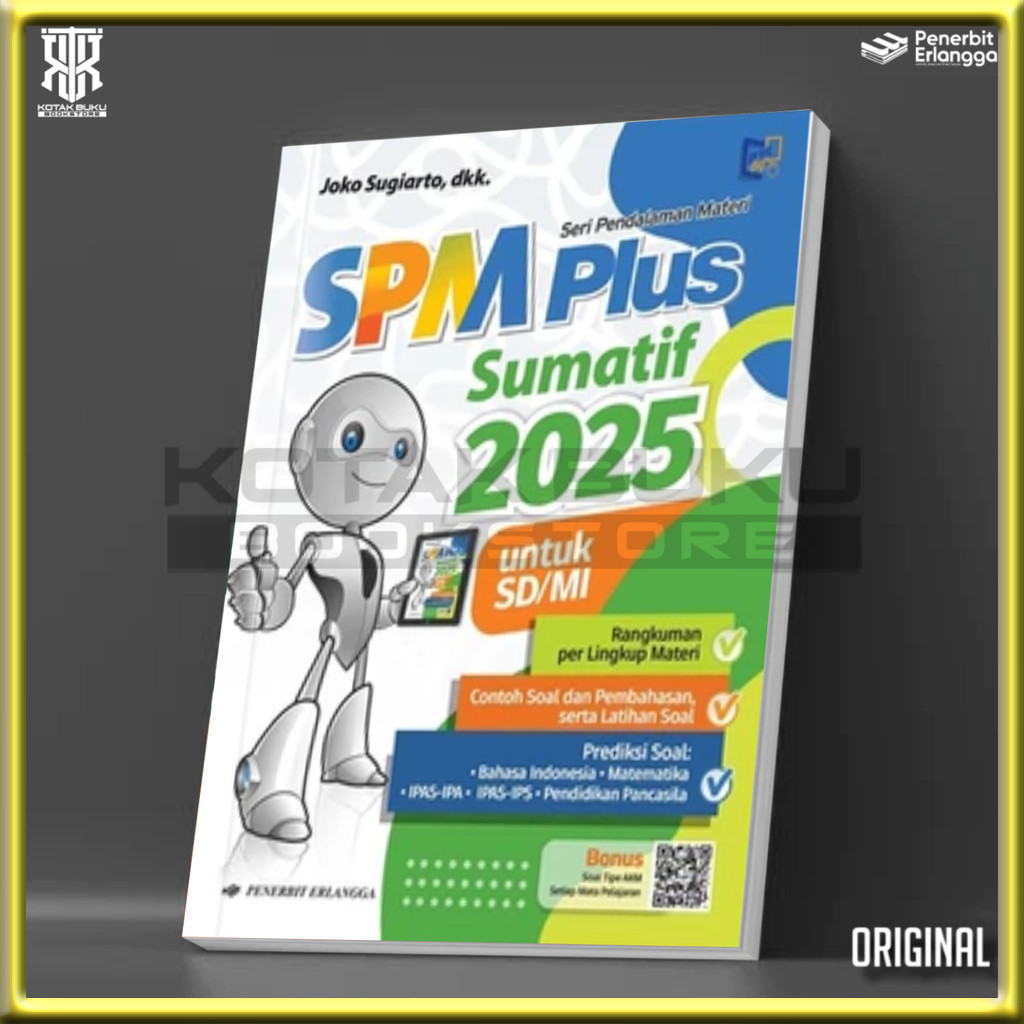 [ Erlangga ] Buku SPM Plus Sumatif 2025 SD/MI / SPM Plus 2025