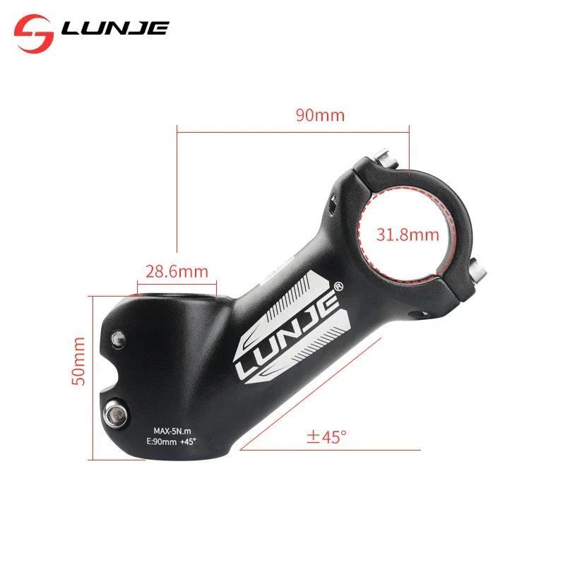 30° 45° Batang Sepeda 31.8 MTB, Batang Sepeda Jalan Raya, Aluminium Alloy 60/90, Riser Stang Sepeda 