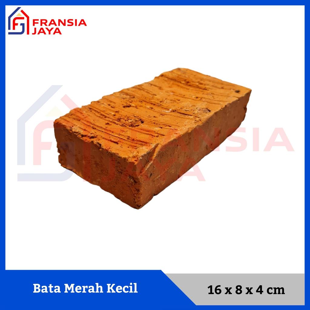 Bata Merah Kecil 16 x 8 x 4 cm Dinding Tembok Bangunan