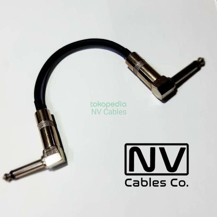 Promo New jumper patch cable efek gitar / effect jack jumper kabel gitar bass Asli - 50 cm