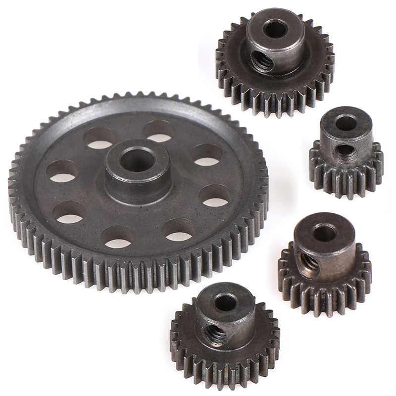 1pc Motor Pinion Main Gears HSP Steel Metal Spur fferential Main Gear 17T/21T/26T/29T/64T Pinion Gea