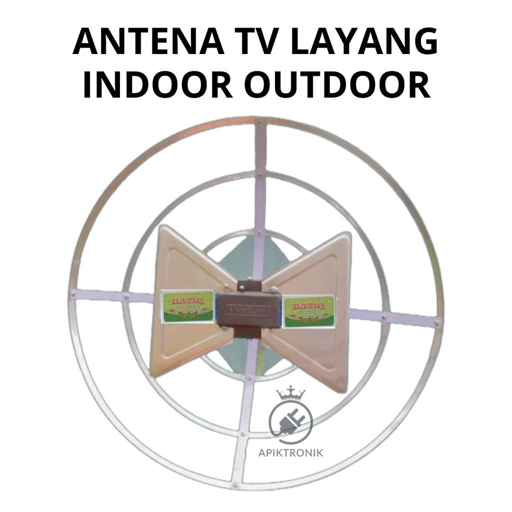Antena TV Layang Parabola Indoor Outdoor Siap Pasang Untuk TV Digital & STB