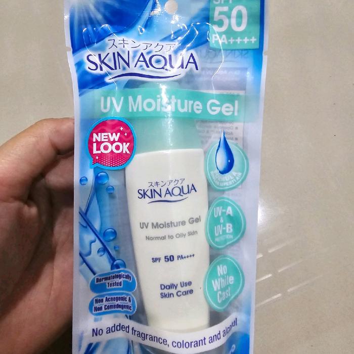 Skin Aqua Sunscreen UV SPF 50+ PA+++ ( tutup hijau)