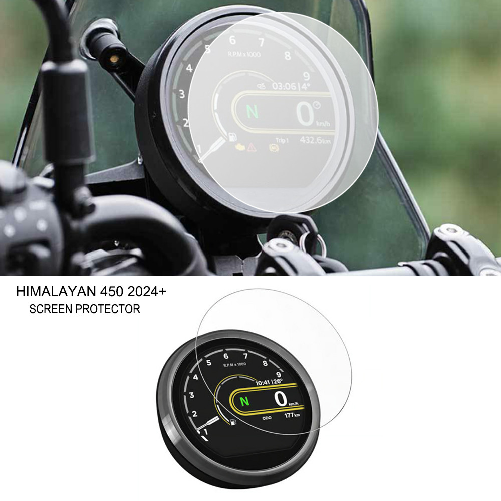 2024+ Aksesoris Himalayan 450 Pelindung Layar Dashboard Untuk Royal Enfield Himalayan 450 Film Pelin