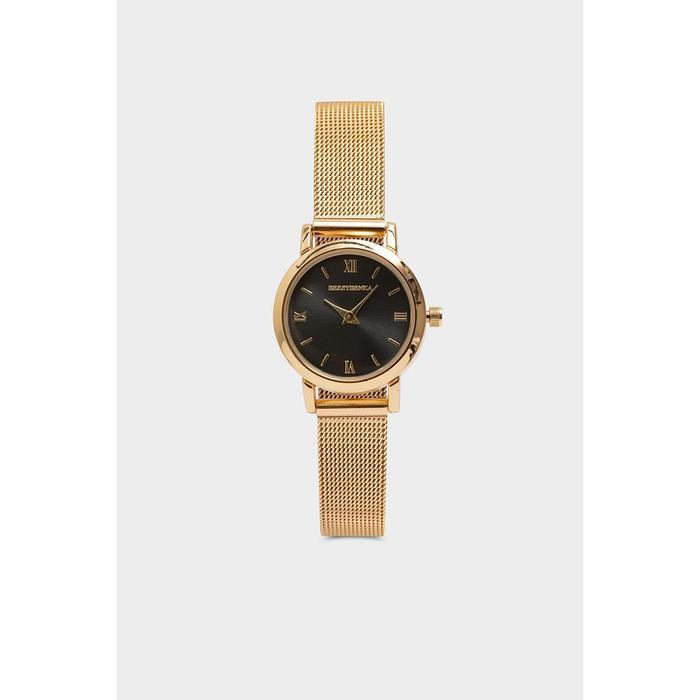 PROMO Berrybenka - Jam Tangan Wanita Elegan Mewah Sofia Utilla Classic Round - Gold, ONE SIZE