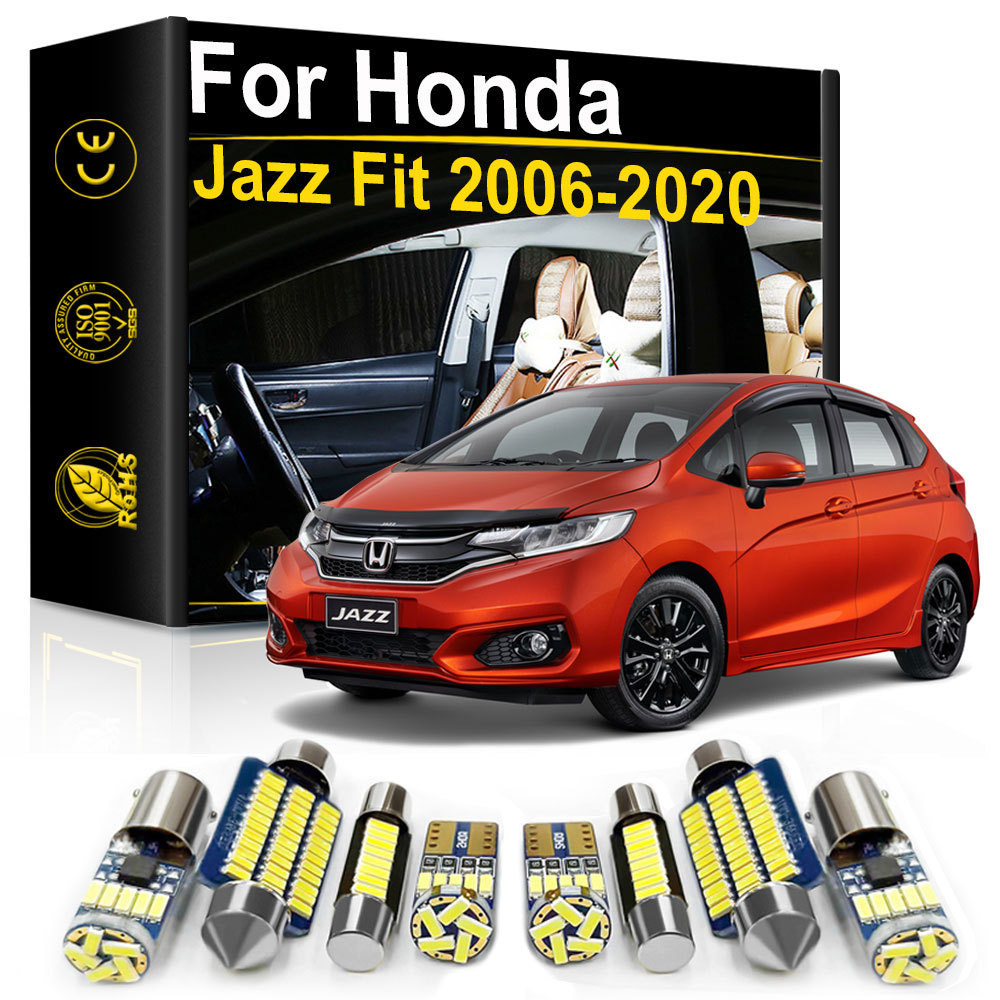 Lampu LED Interior Mobil Untuk Honda Fit Jazz 2006 2008 2010 2011 2012 2013 2014 2015 2016 2017 2018
