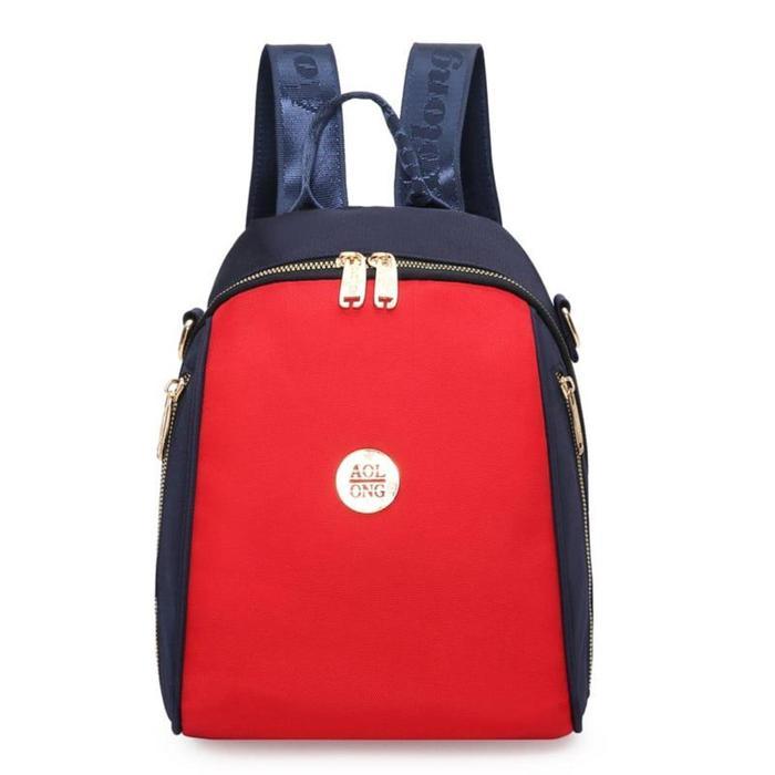 RANSEL BOTOL Tas Ransel Sekolah Wanita 0206#- Backpack Cewek Berukuran Sedang Muat Banyak Berbahan C