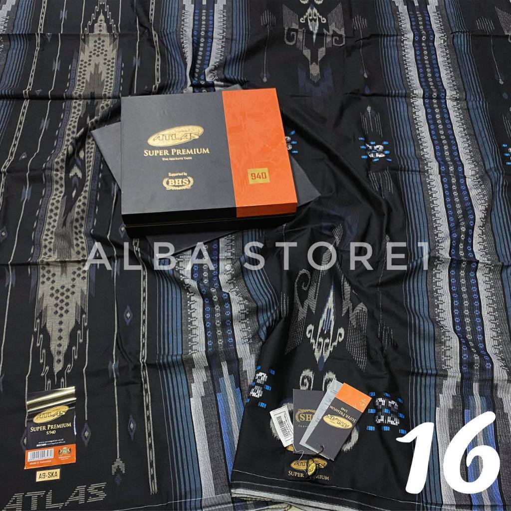 Sarung Atlas Super Premium 940// Sarung Atlas Premium 950 Songket Dobi/Atlas 570 songket
