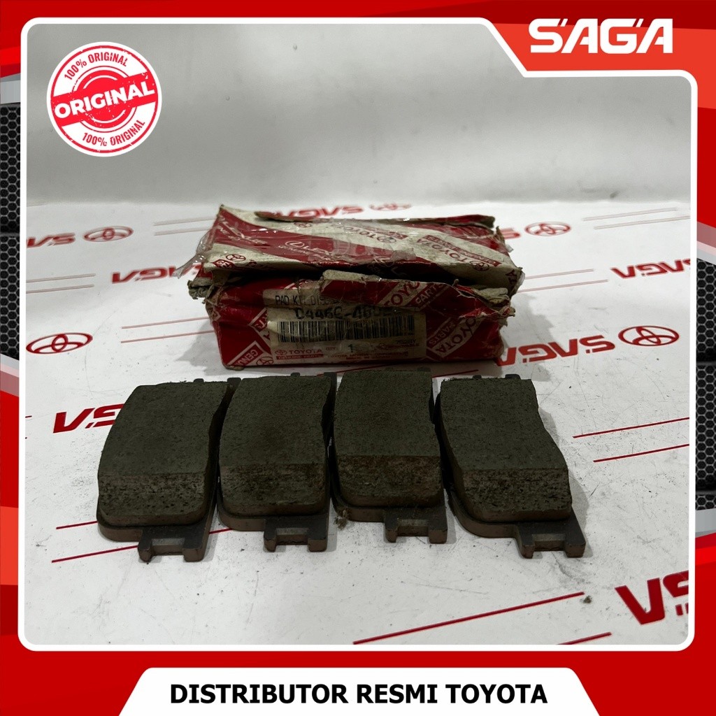 SAGA | Kampas Rem Belakang Toyota Wish 2003-2008  Sepatu Rem Belakang Toyota Wish Original 04466-480