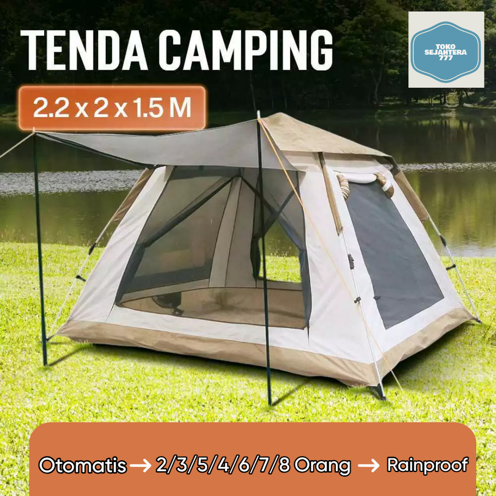 Tenda Camping Lipat Otomatis Waterproof