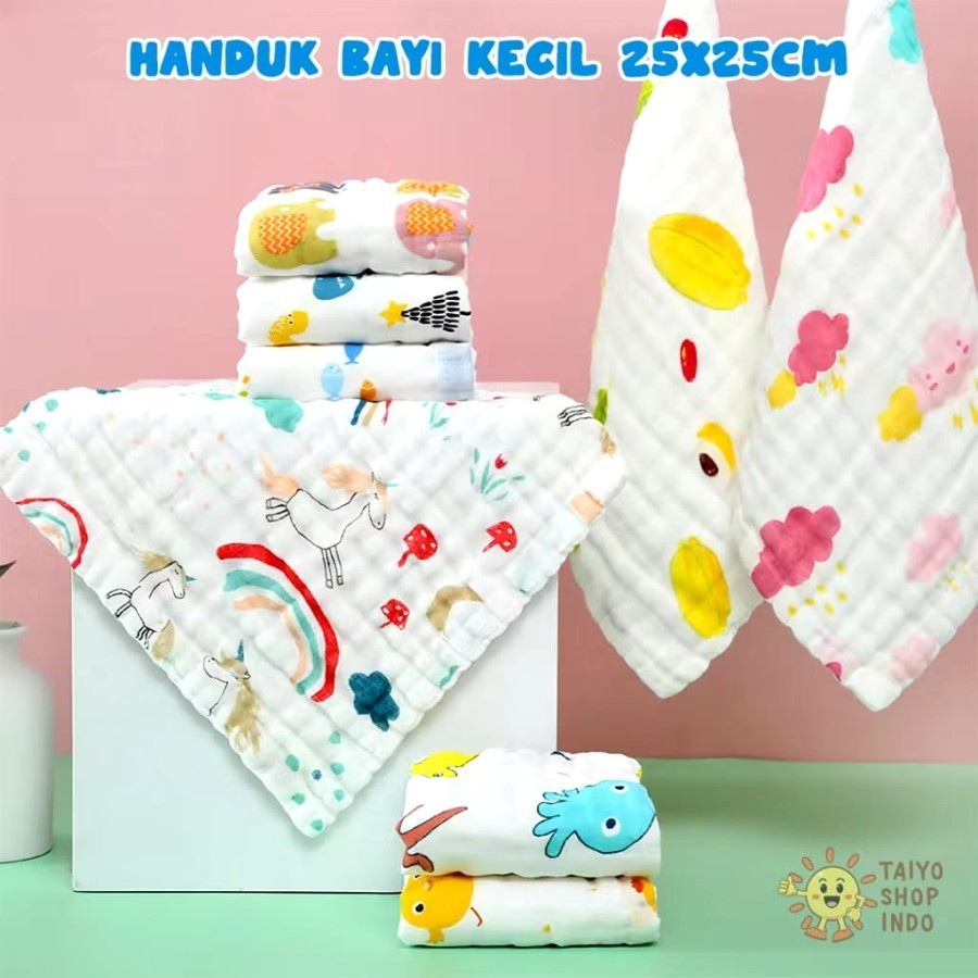 Handuk Washlap Kecil - Sapu Tangan Handuk Jepang