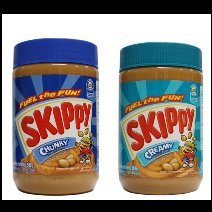PROMO SKIPPY 500GRAM / 500GR / 500 / Skippy chunky / Skippy Creamy - Creamy (Ijo)