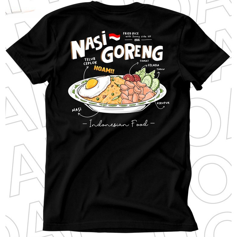 Kaos Indonesian Food - Nasi Goreng