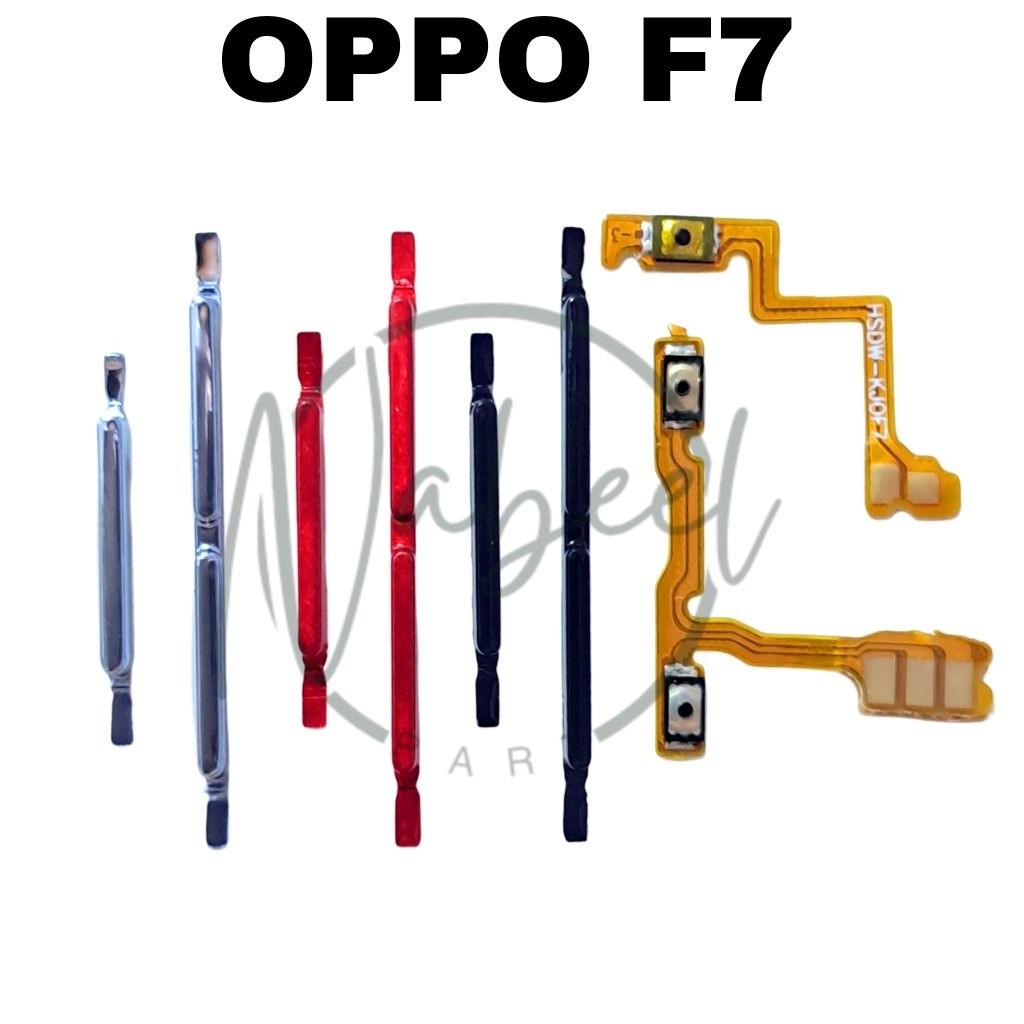 TOMBOL LUAR 1 SET VOLUME ON OFF + FLEXIBLE VOLUME ON OFF HP OPPO F7