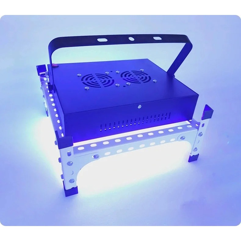 Handheld Air-cooled Grid Type Curing Lamp 365nm 395nm LED UV Lamp 3D Printing Exposure High-energy S