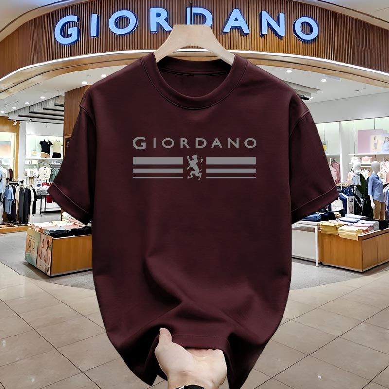 Kaos Brand Giordano Pria Original 100% Model Casual Trend Fashion Nyaman T-shirt