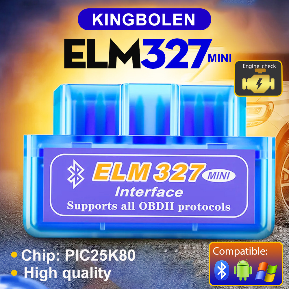 KINGBOLEN ELM327 v1.5 OBD2 Auto Diagnostic Scanner