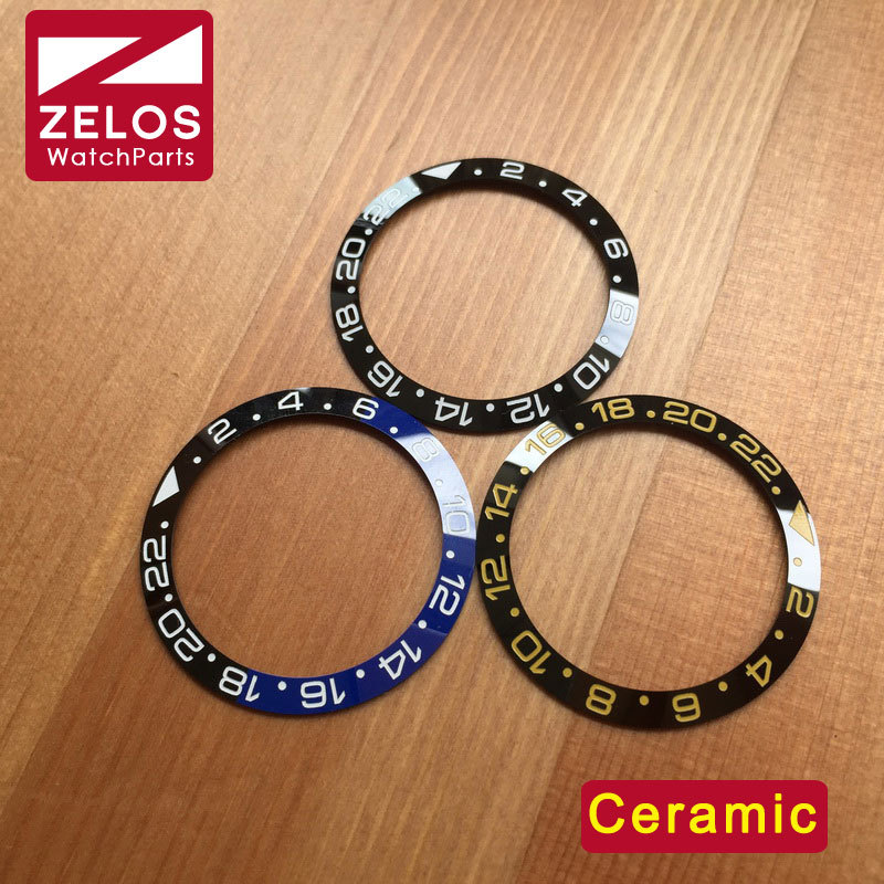 38mm ceramic Rolex bezel ert for RlX OYSTER PERPETUAL GMT-Master II 116718LN 116710LN automatic watc