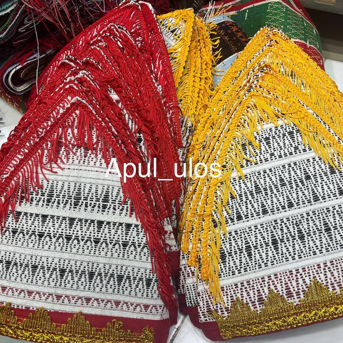 (Maison Femme) Topi pucca topi ragidup toba rumbai merah sortopi pucca