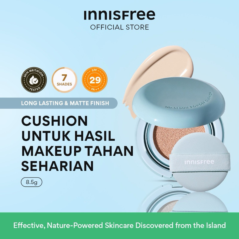 Innisfree No Sebum Powder Cushion SPF 29 PA++ | Innisfree Cushion
