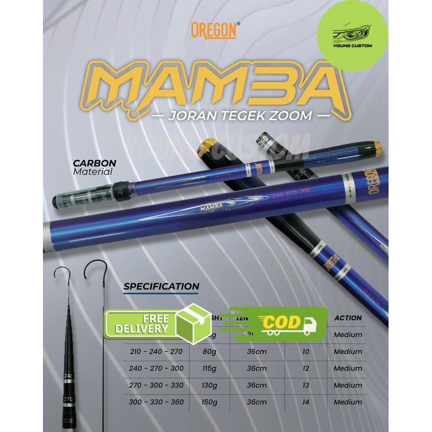 Joran Tegek Zoom Oregon Mamba -  180-210-240cm -young